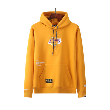 Sweat à capuche jaune La Lakers pour hommes